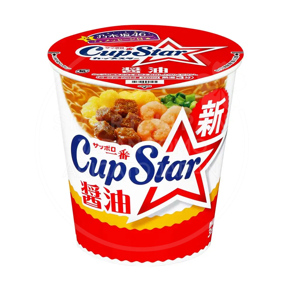 일본 산요식품 삿포로이치방 컵스타 간장맛 71g 컵라면